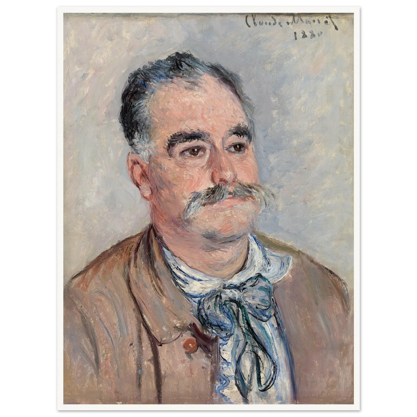 Monsieur Coqueret (Father) (1880) Art Print | Claude Monet-Quipham Collections