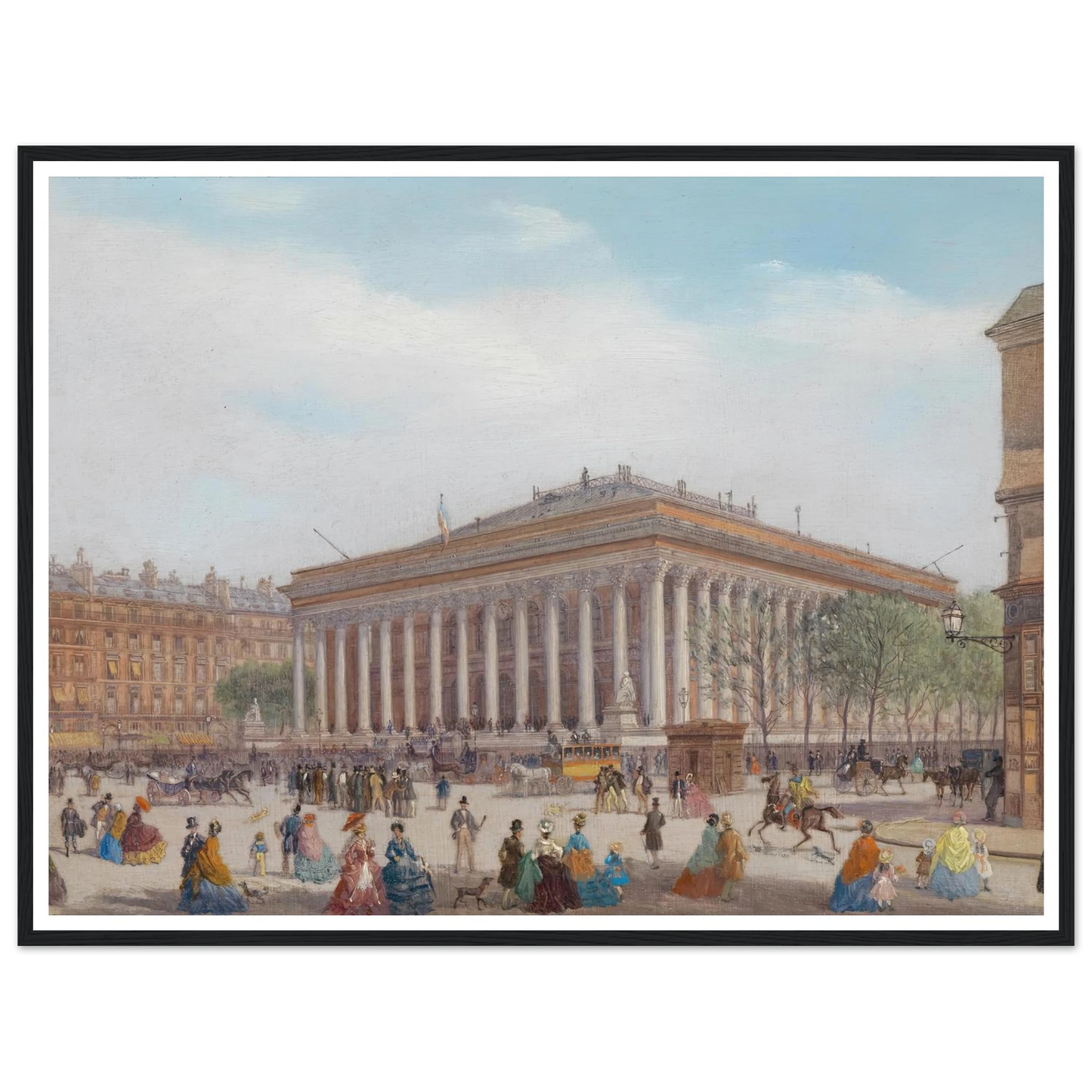 Paris Bourse Art Print | Carlo Bossoli-Quipham Collections