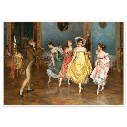 A Dance Rehearsal Art Print | Leopold Schmutzler-Quipham Collections