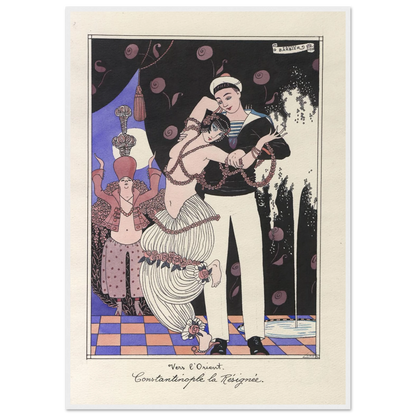 Vers l’Orient. Constantinople la Résignée (1915) Art Print | George Barbier-Quipham Collections