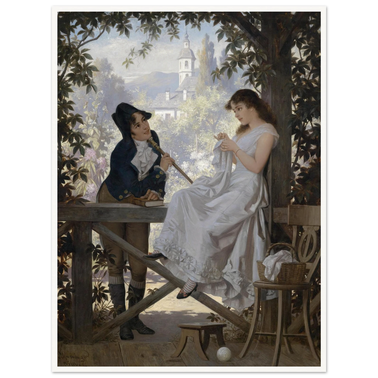 Das Stelldichein Art Print | Carl Schweninger Jr-Quipham Collections