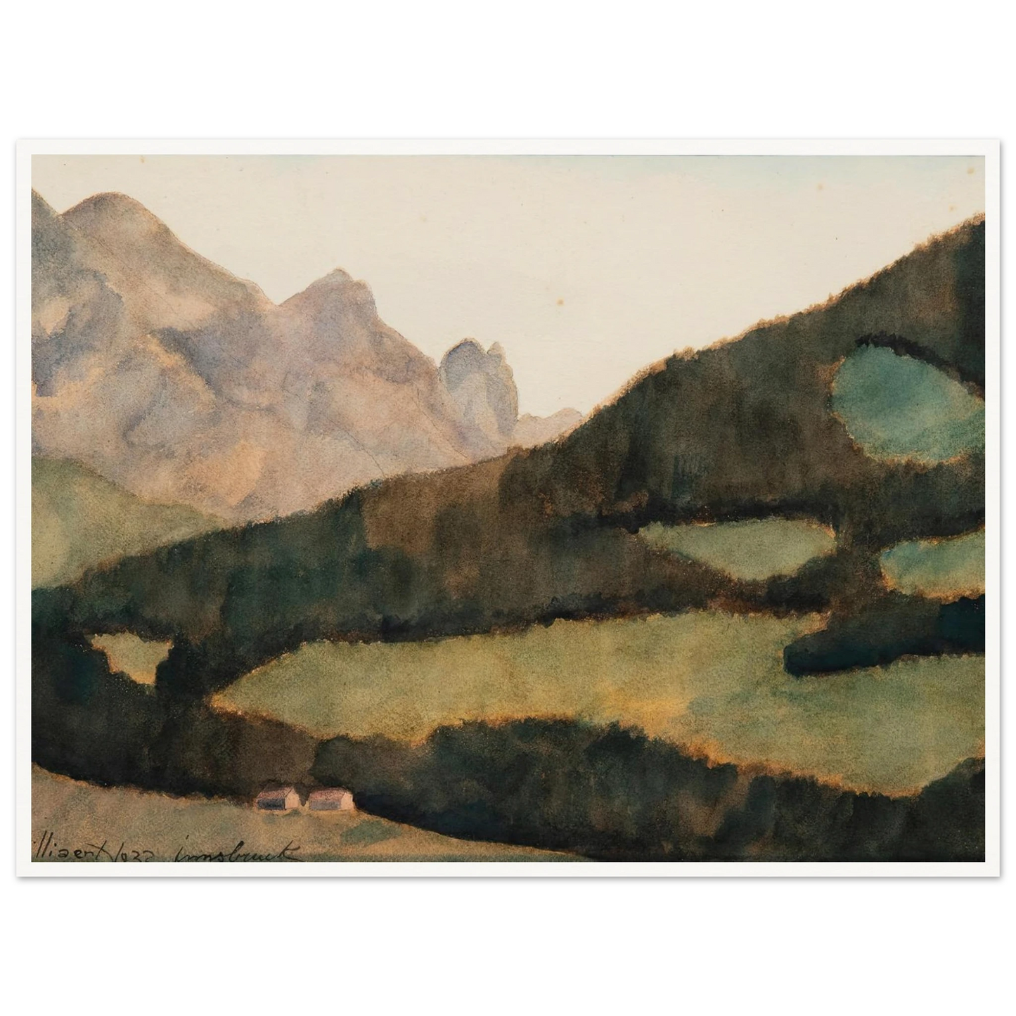 Paysage d’Innsbruck (1932) Art Print | Leon Spilliaert-Quipham Collections