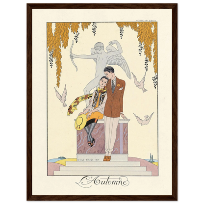 L’Automne (Autumn) (1922–1926) Art Print | George Barbier-Quipham Collections