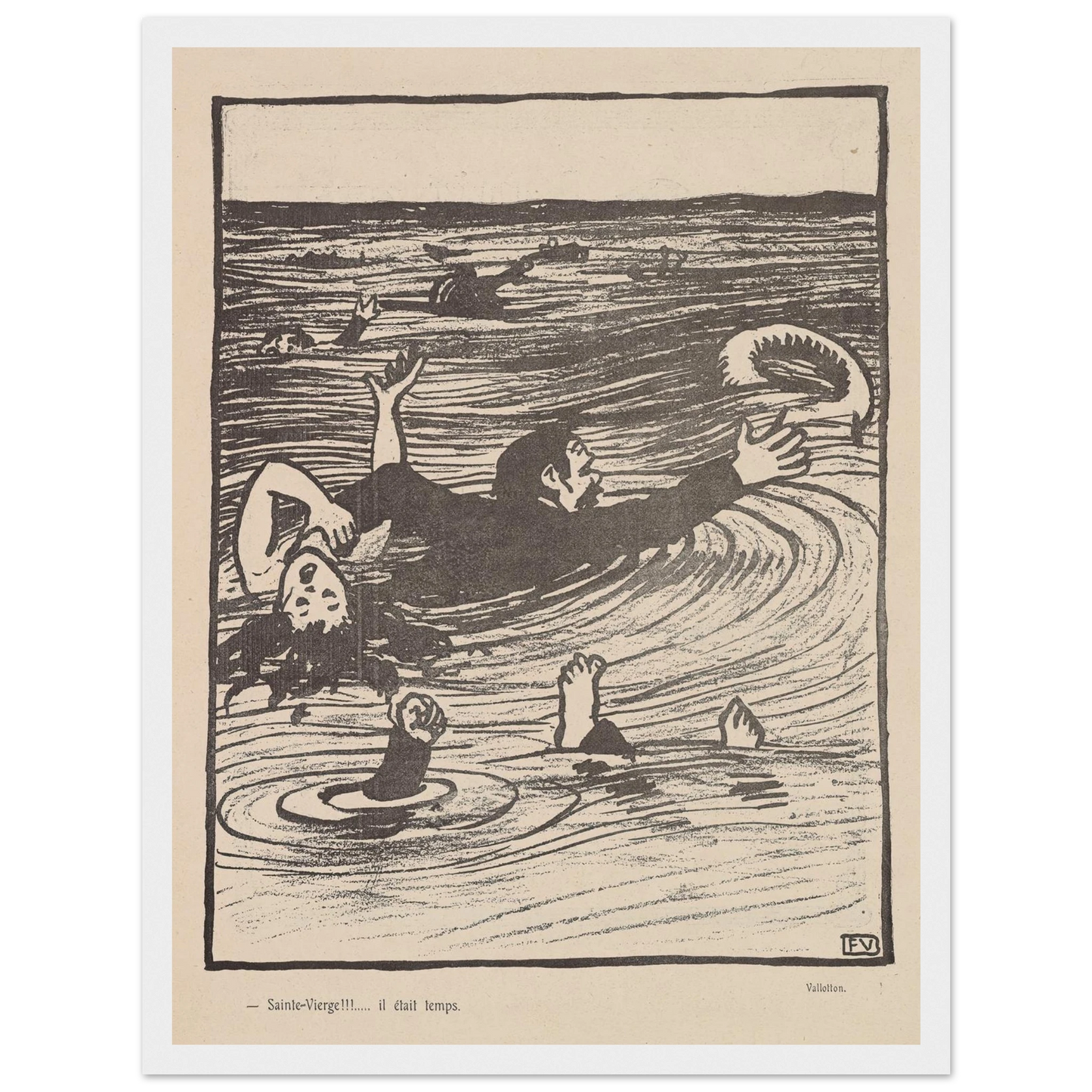 27 juin 1903 Art Print | Felix Vallotton-Quipham Collections