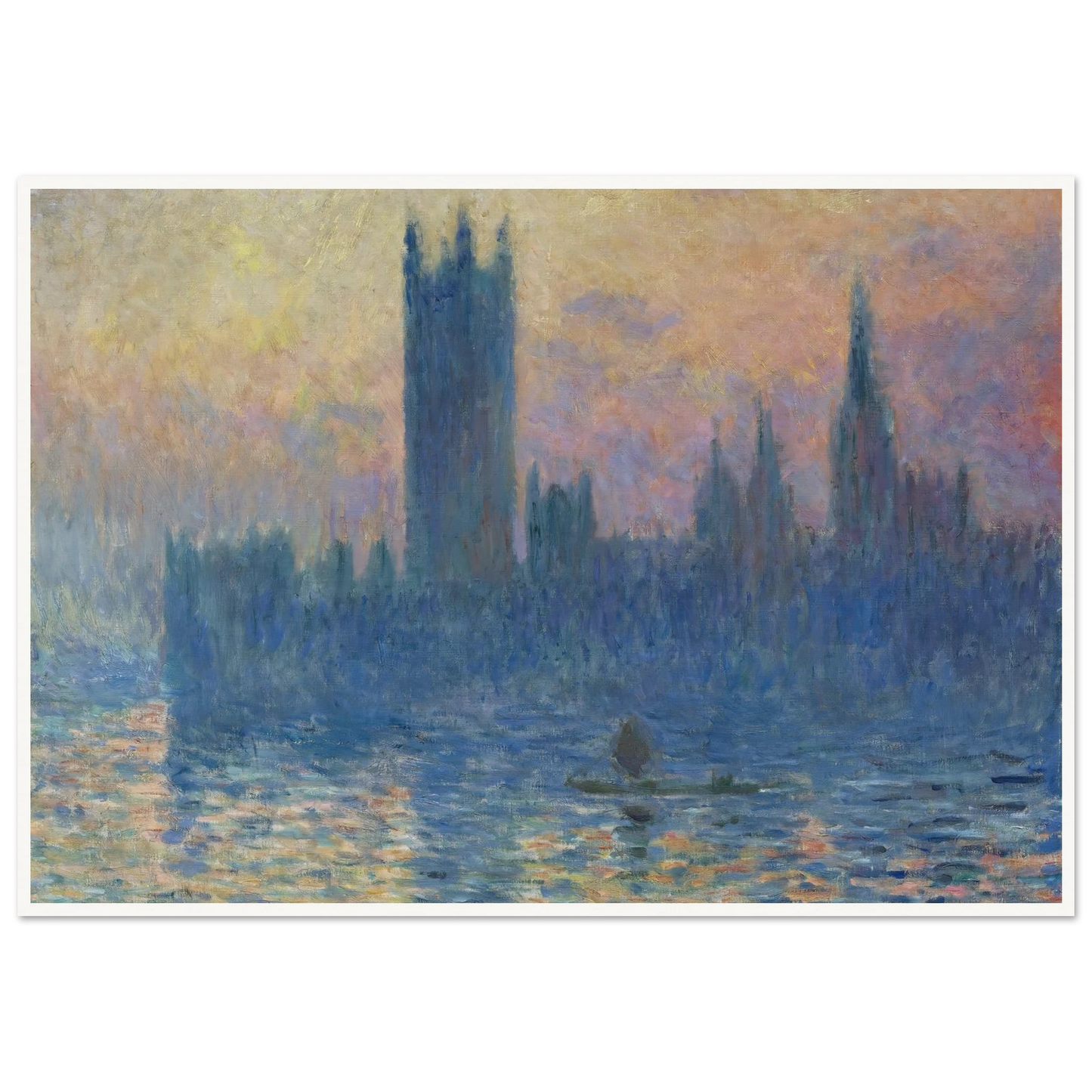 The Houses of Parliament,Sunset (1903) Art Print | Claude Monet-Quipham Collections