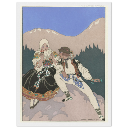 Le Langage des Fleurs (1921) Art Print | George Barbier-Quipham Collections