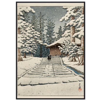 Hiraizumi Konjikido (Konjiki Hall at Hiraizumi) (1957) Art Print | Kawase Hasui-Quipham Collections