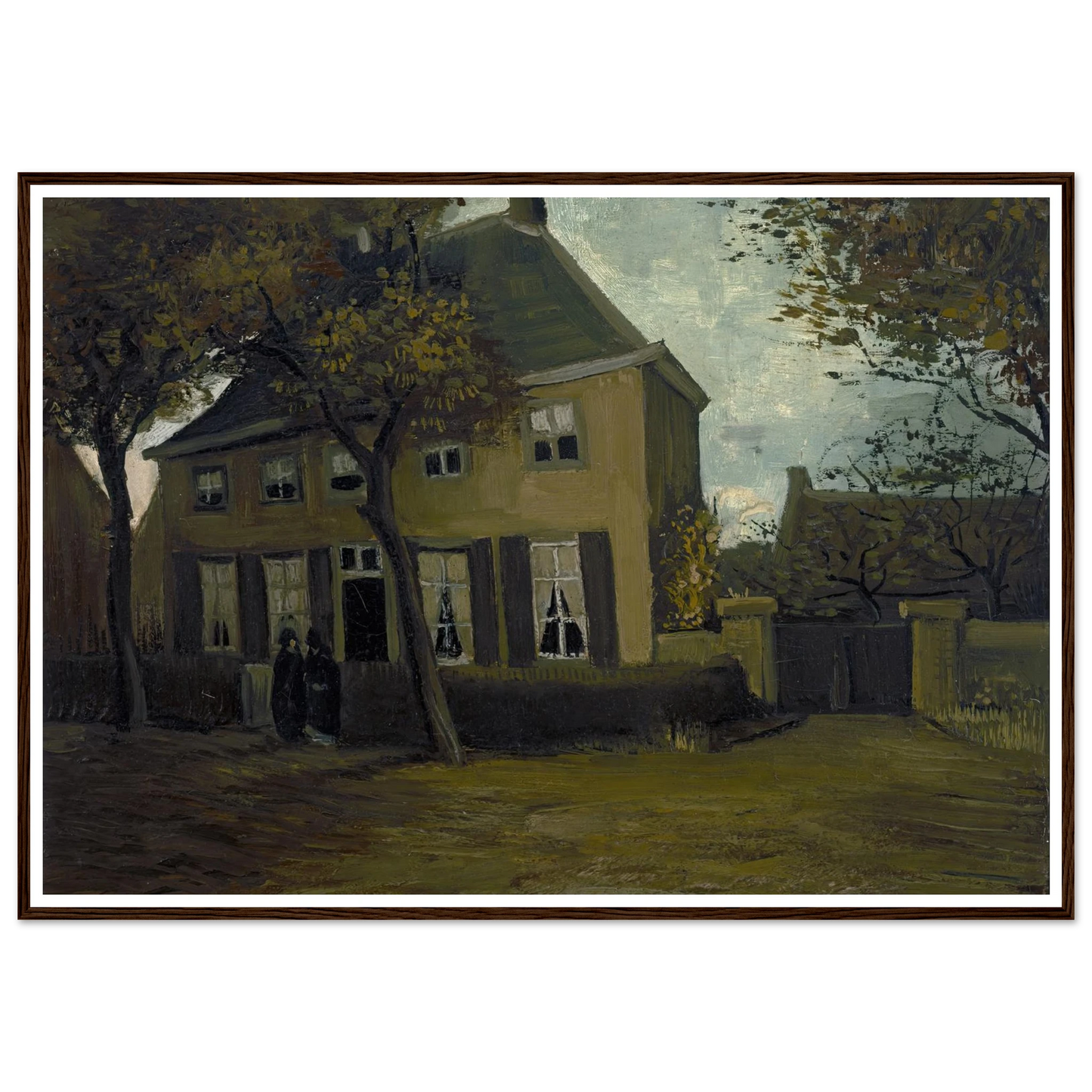 The vicarage at Nuenen (1885) Art Print | Vincent van Gogh-Quipham Collections