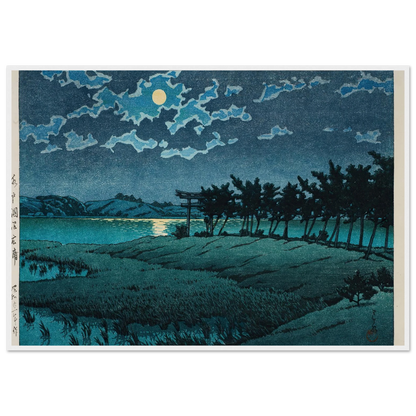 Mito, Hinuma, Hiroura (1946) Art Print | Kawase Hasui-Quipham Collections