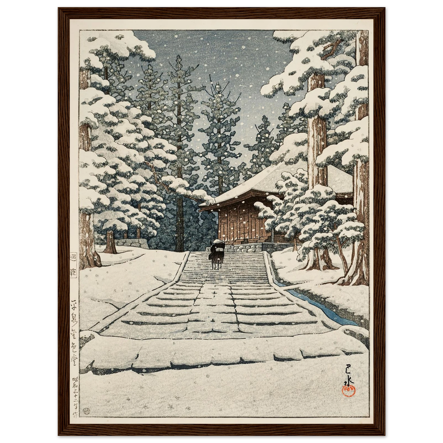 Hiraizumi Konjikido (Konjiki Hall at Hiraizumi) (1957) Art Print | Kawase Hasui-Quipham Collections