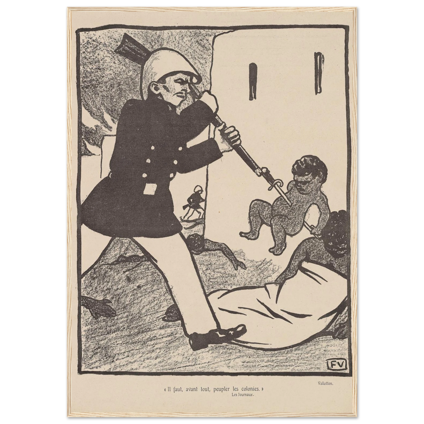 11 juillet 1903 Art Print | Felix Vallotton-Quipham Collections
