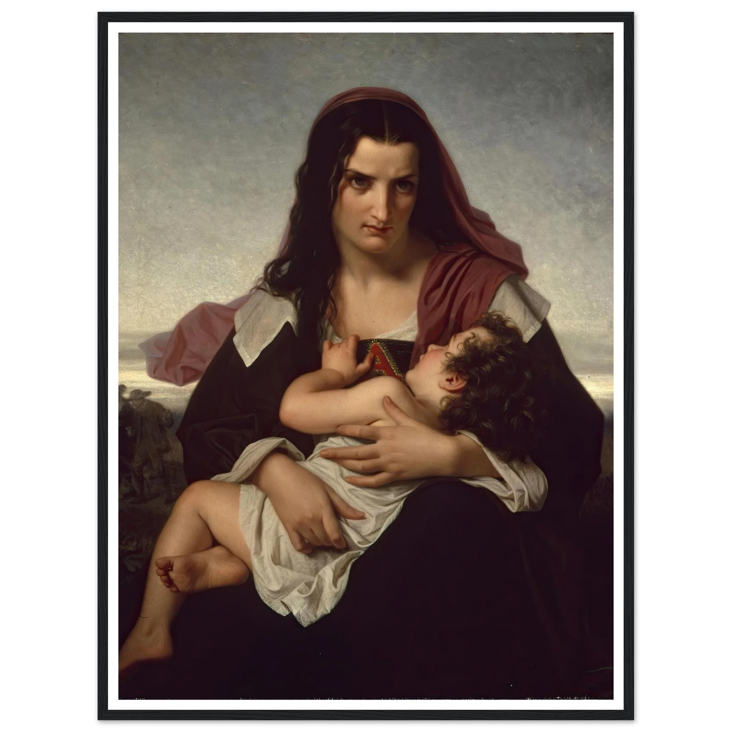 The Scarlet Letter (1861) Art Print | Hugues Merle-Quipham Collections