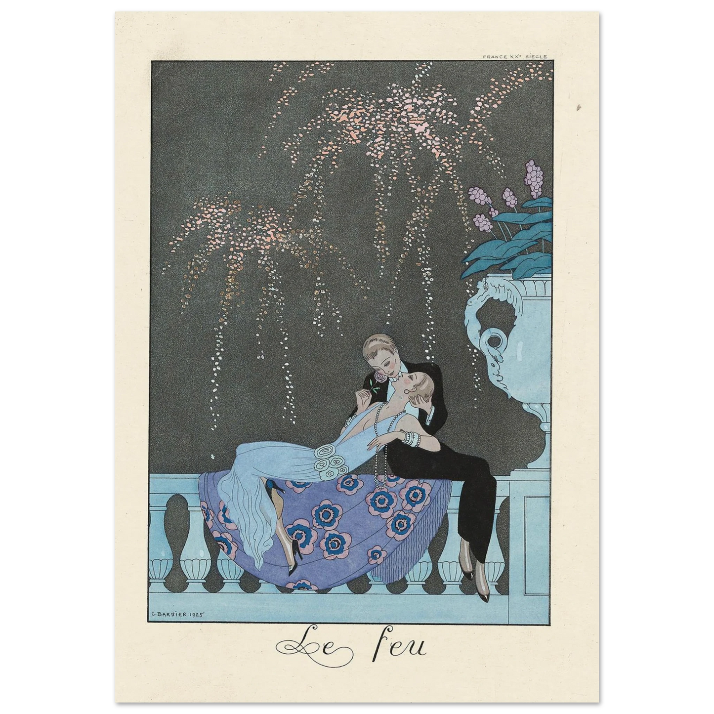 Le Feu (Fire) (1922–1926) Art Print | George Barbier-Quipham Collections