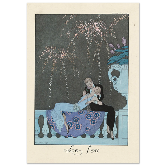 Le Feu (Fire) (1922–1926) Art Print | George Barbier-Quipham Collections
