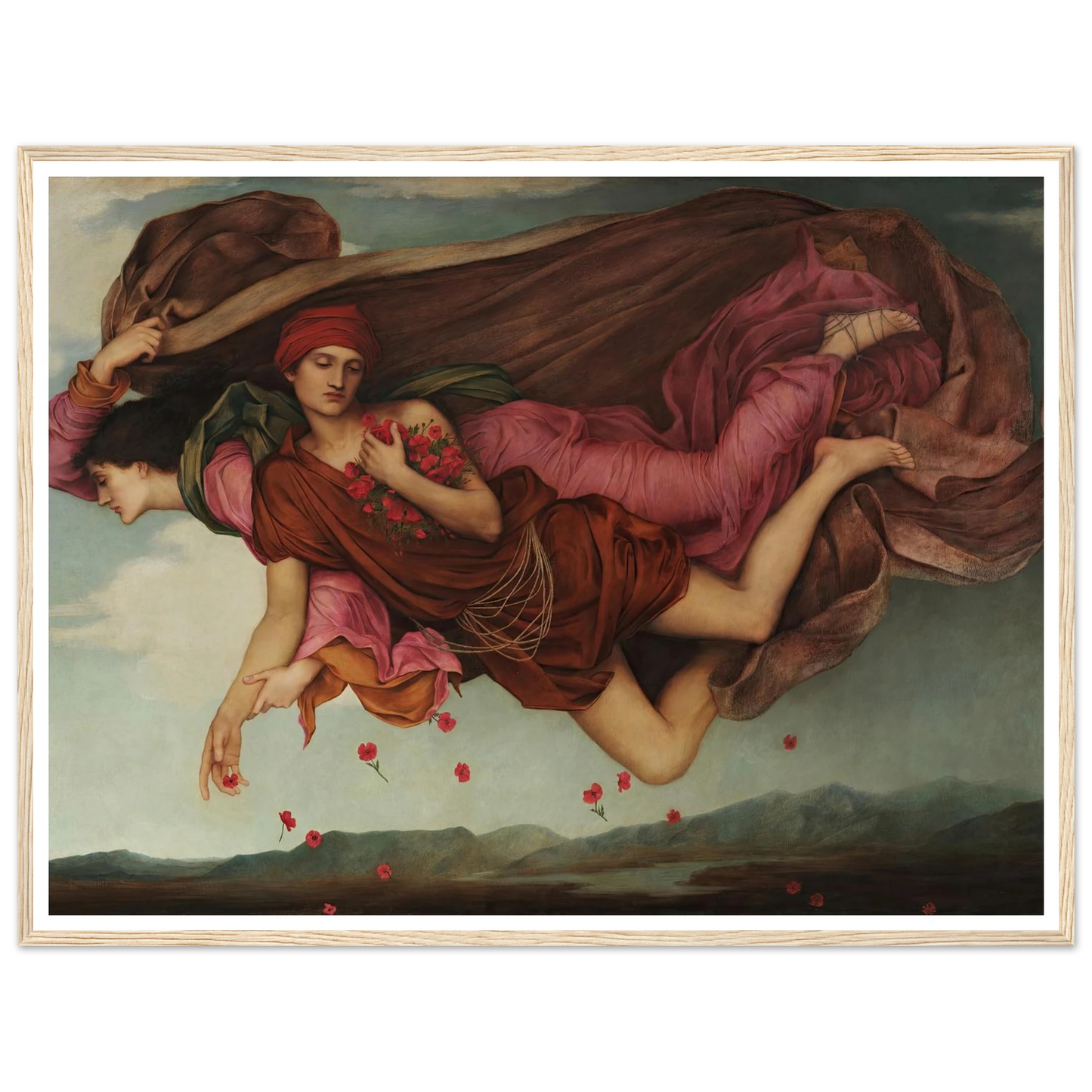 Night and Sleep (1878) Art Print | Evelyn de Morgan-Quipham Collections