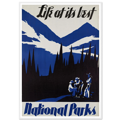 Life at its best. National Parks (ca. 1930–1939) Art Print | Dorothy Waugh-Quipham Collections