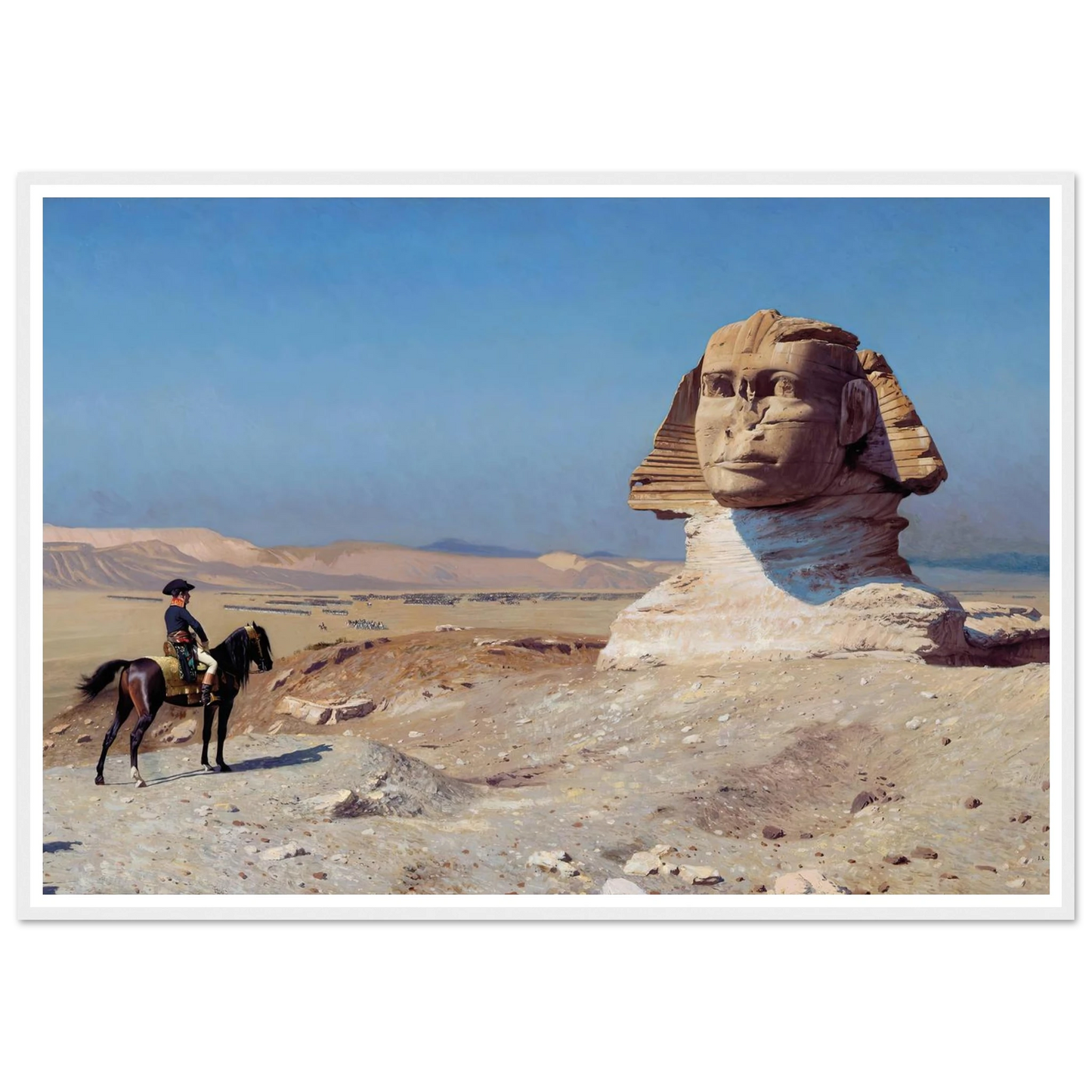 Bonaparte Before the Sphinx (1886) Art Print | Jean Leon Gerome-Quipham Collections