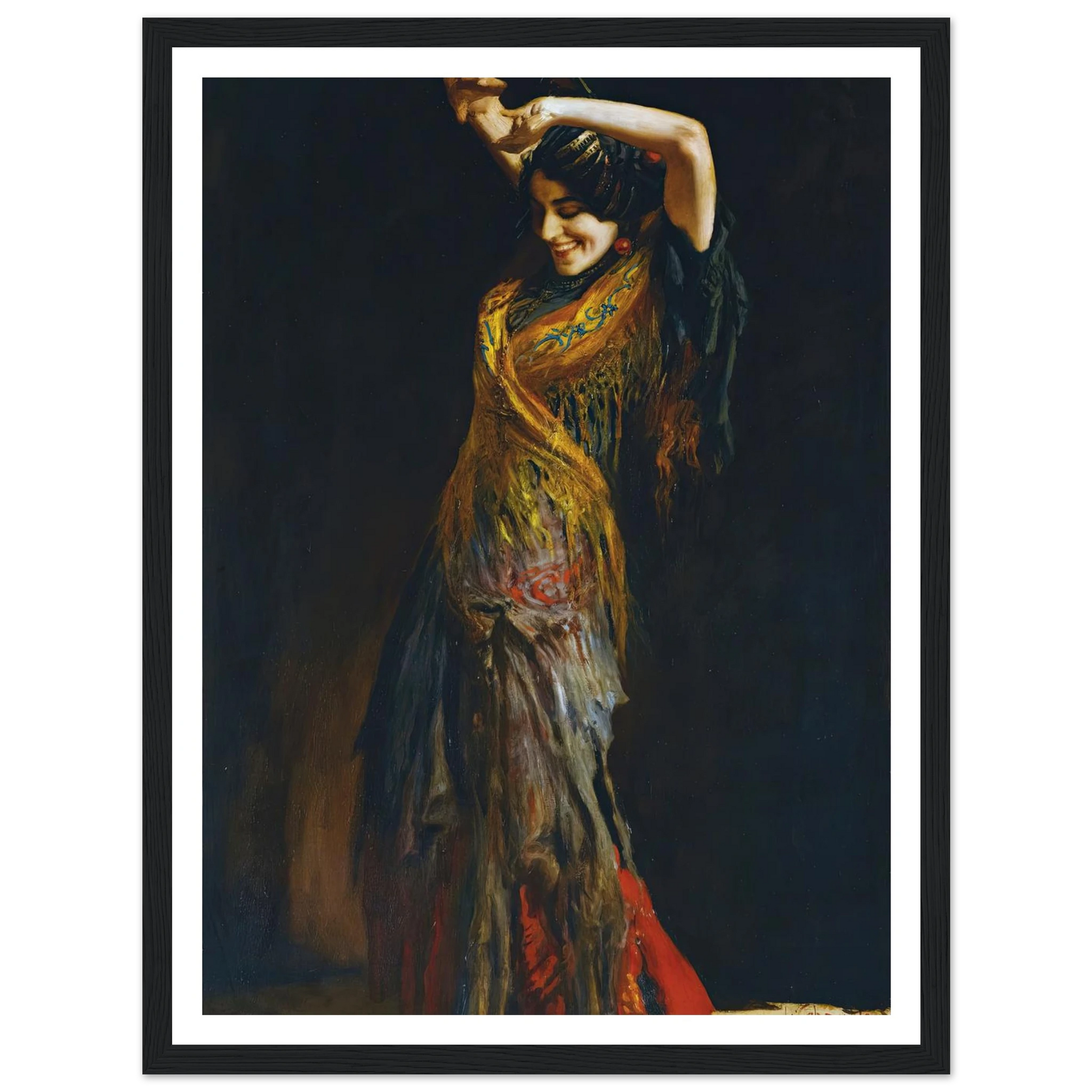 The Flamenco Dancer Art Print | Leopold Schmutzler-Quipham Collections