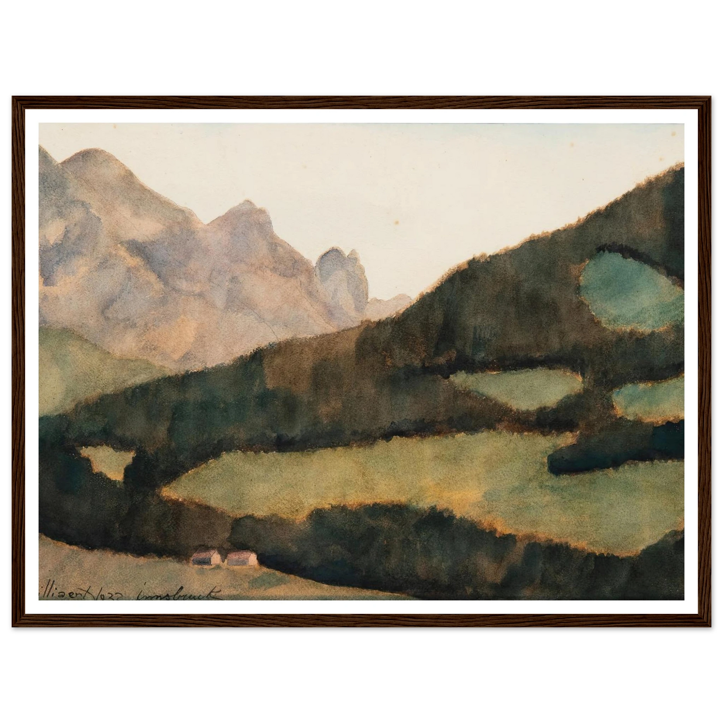 Paysage d’Innsbruck (1932) Art Print | Leon Spilliaert-Quipham Collections