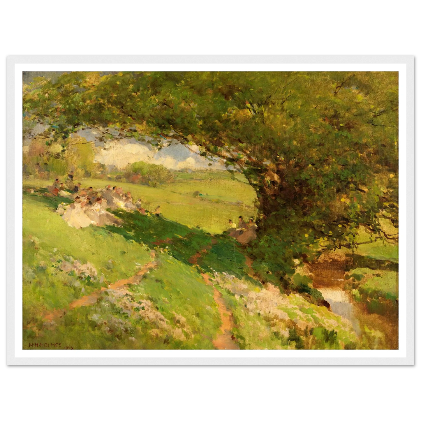 The Wanderlusters’ Rest (1915) Art Print | William Henry Holmes-Quipham Collections