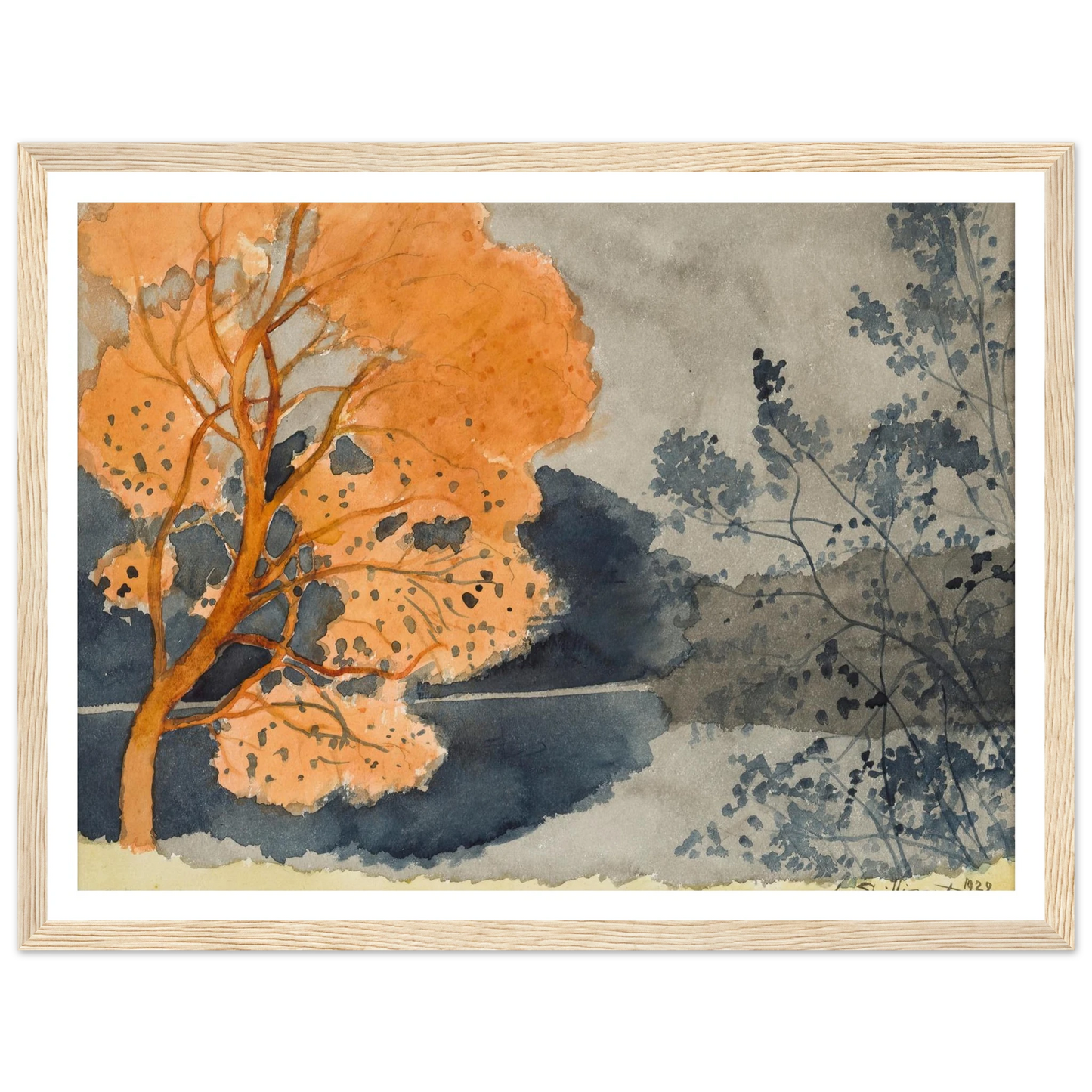 Etang en automne Art Print | Leon Spilliaert-Quipham Collections
