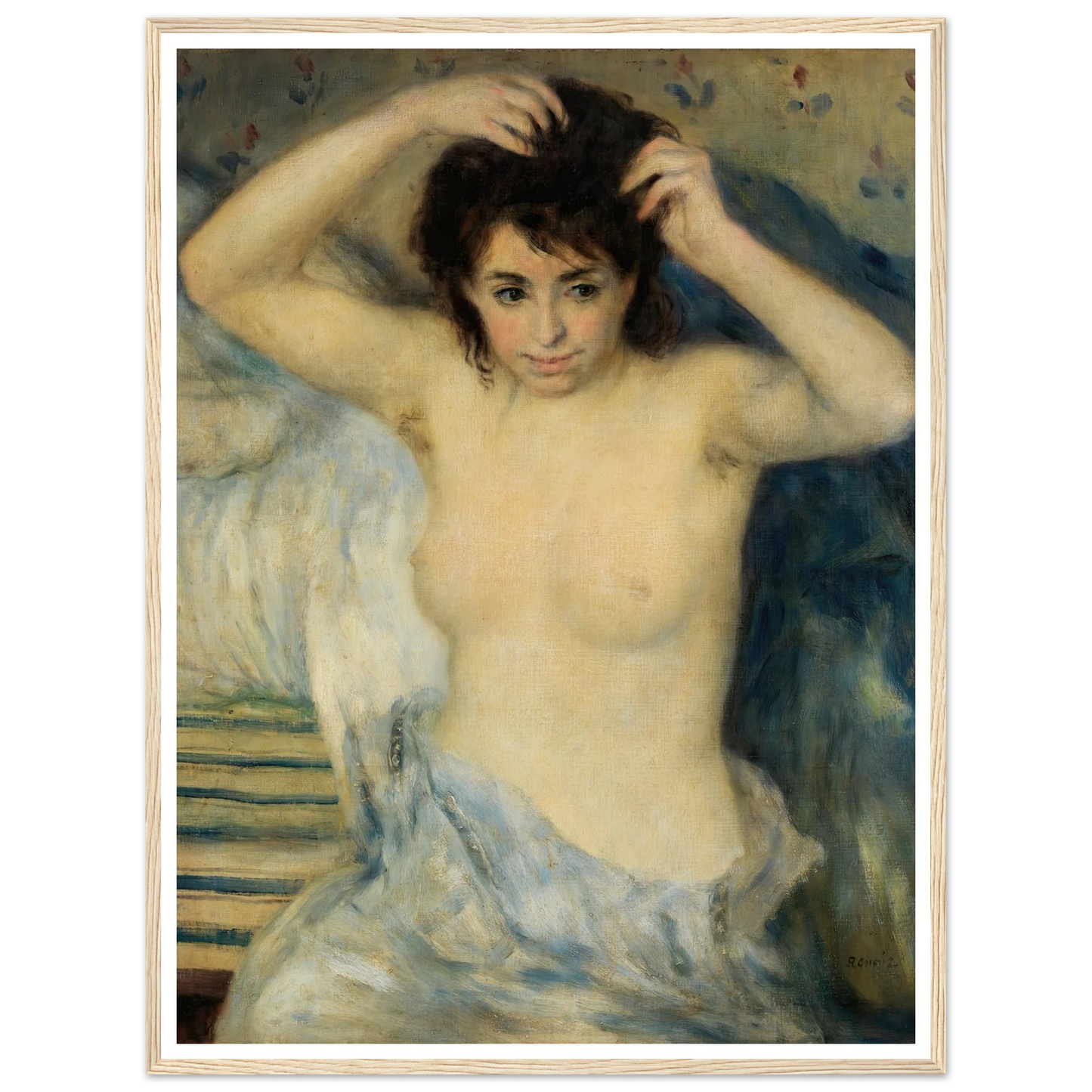 Before the Bath (Avant le bain) (c. 1875) Art Print | Pierre Auguste Renoir-Quipham Collections