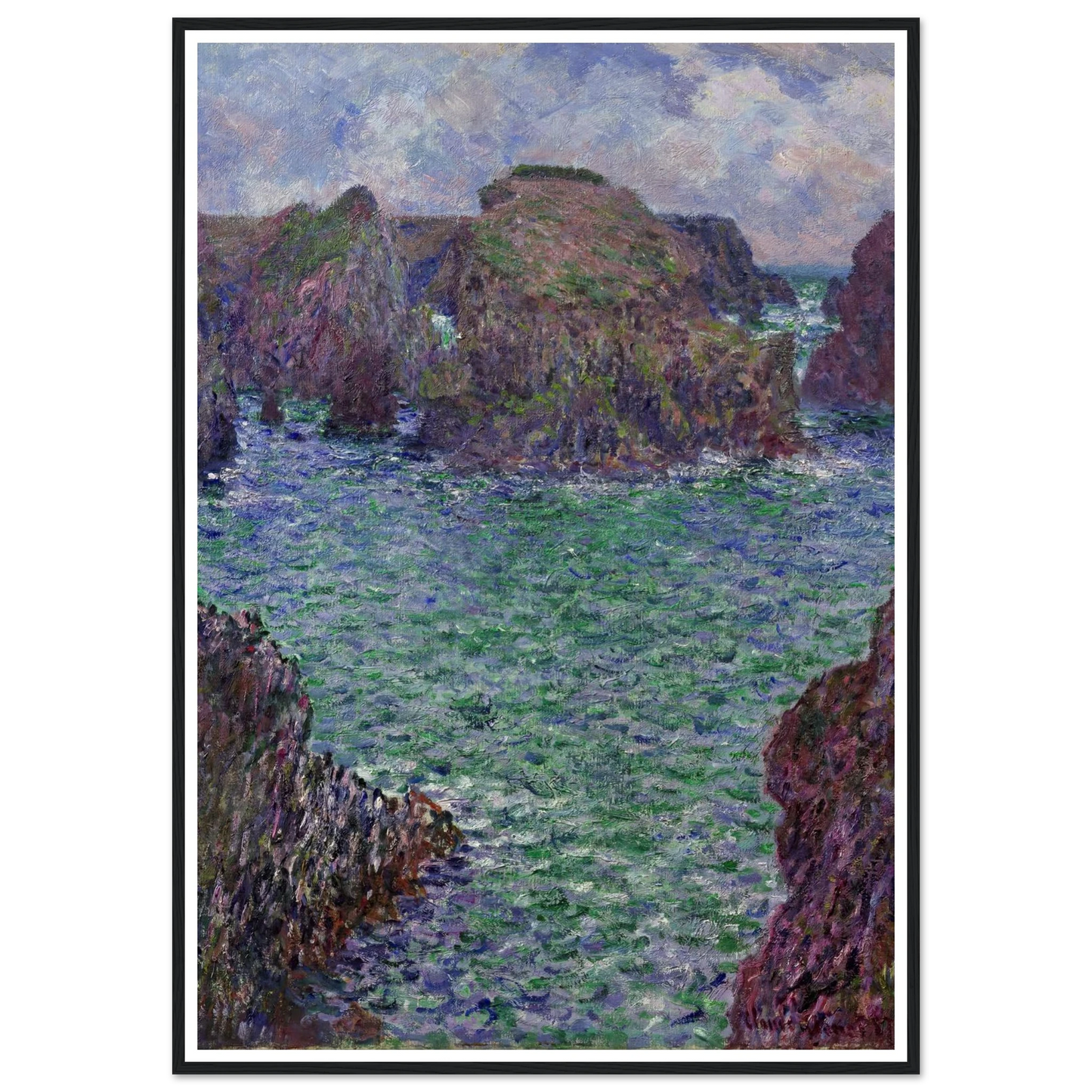 Port-Goulphar, Belle-Île (1887) Art Print | Claude Monet-Quipham Collections