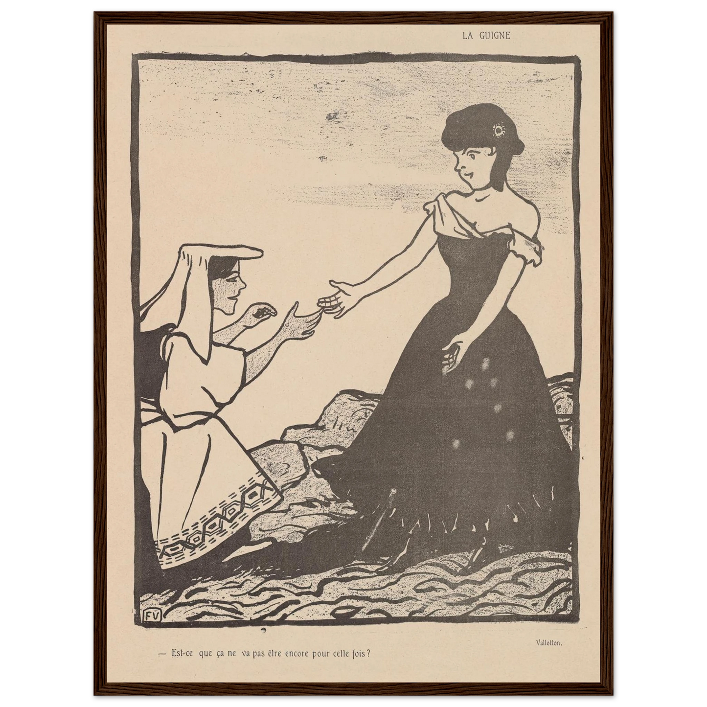 25 juillet 1903 Art Print | Felix Vallotton-Quipham Collections