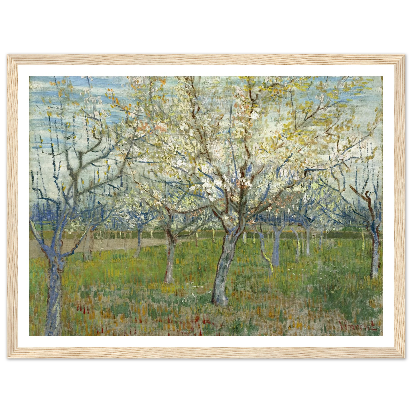 The Pink Orchard (1888) Art Print | Vincent van Gogh-Quipham Collections