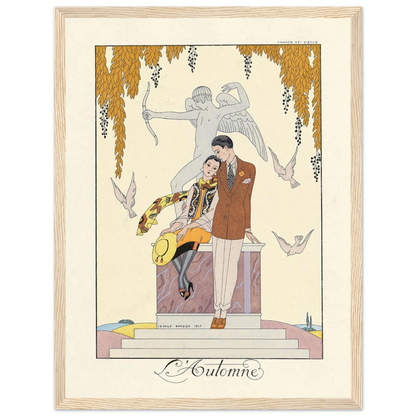 L’Automne (Autumn) (1922–1926) Art Print | George Barbier-Quipham Collections