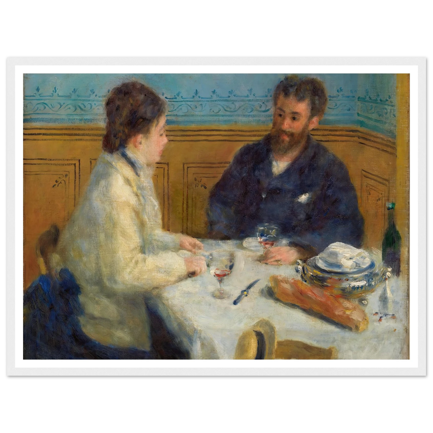 Luncheon (Le Déjeuner) (1875) Art Print | Pierre Auguste Renoir-Quipham Collections