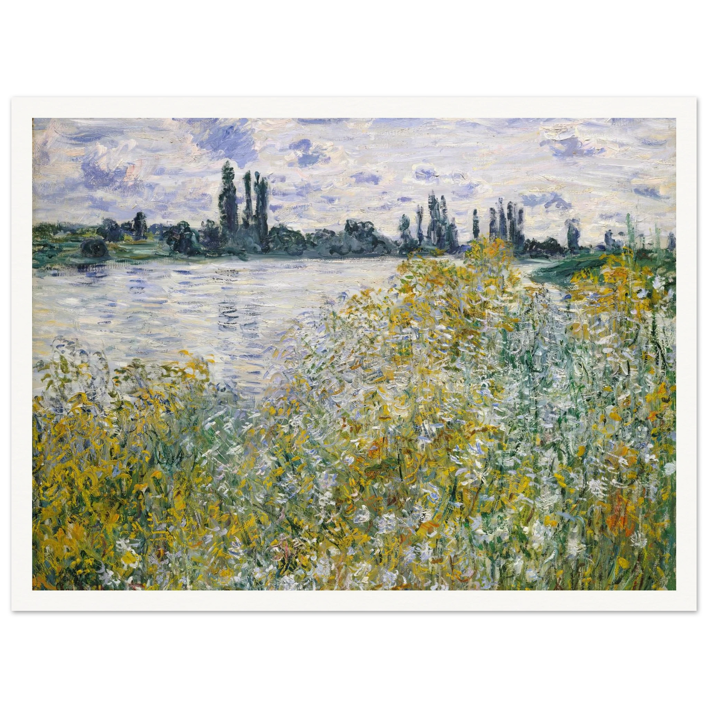 Île aux Fleurs near Vétheuil (1880) Art Print | Claude Monet-Quipham Collections