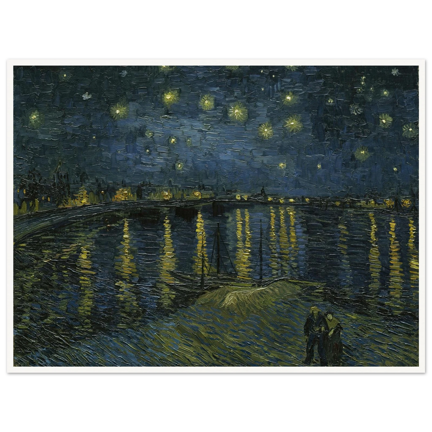Starry Night Art Print | Vincent van Gogh-Quipham Collections