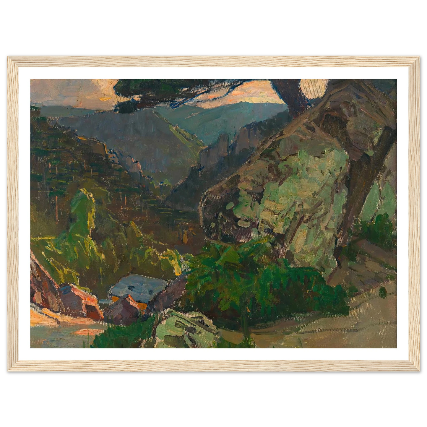 Blick in die Klausen bei Mödling (1942) Art Print | Carl Moll-Quipham Collections
