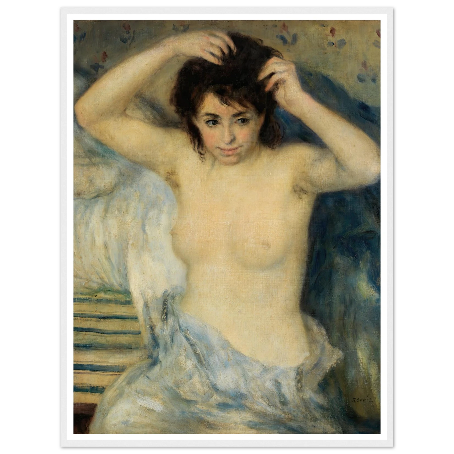 Before the Bath (Avant le bain) (c. 1875) Art Print | Pierre Auguste Renoir-Quipham Collections