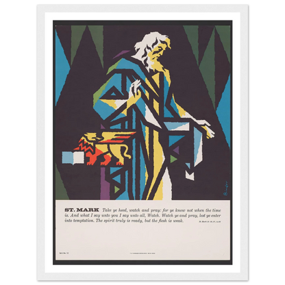 St. Mark (1962) Art Print | Joseph Binder-Quipham Collections