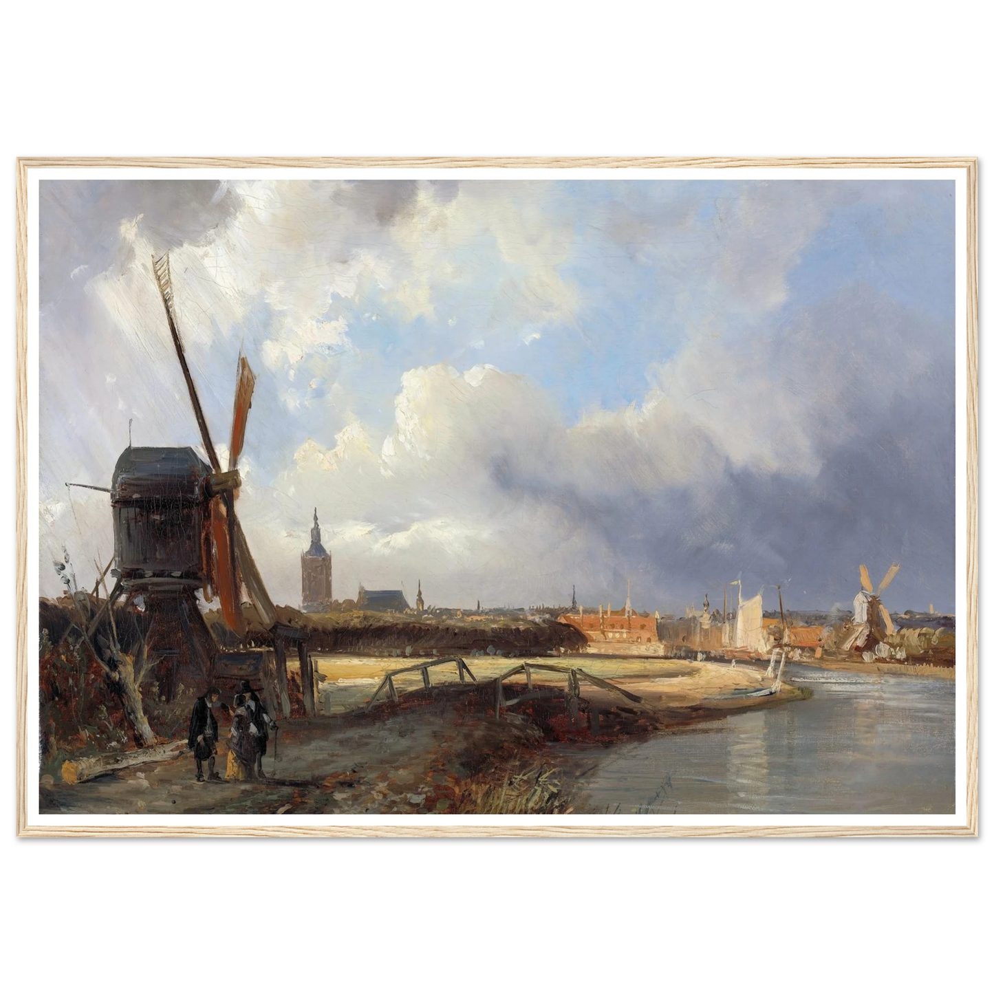 View of The Hague (c. 1850 - c. 1852) Art Print | Cornelis Springer-Quipham Collections