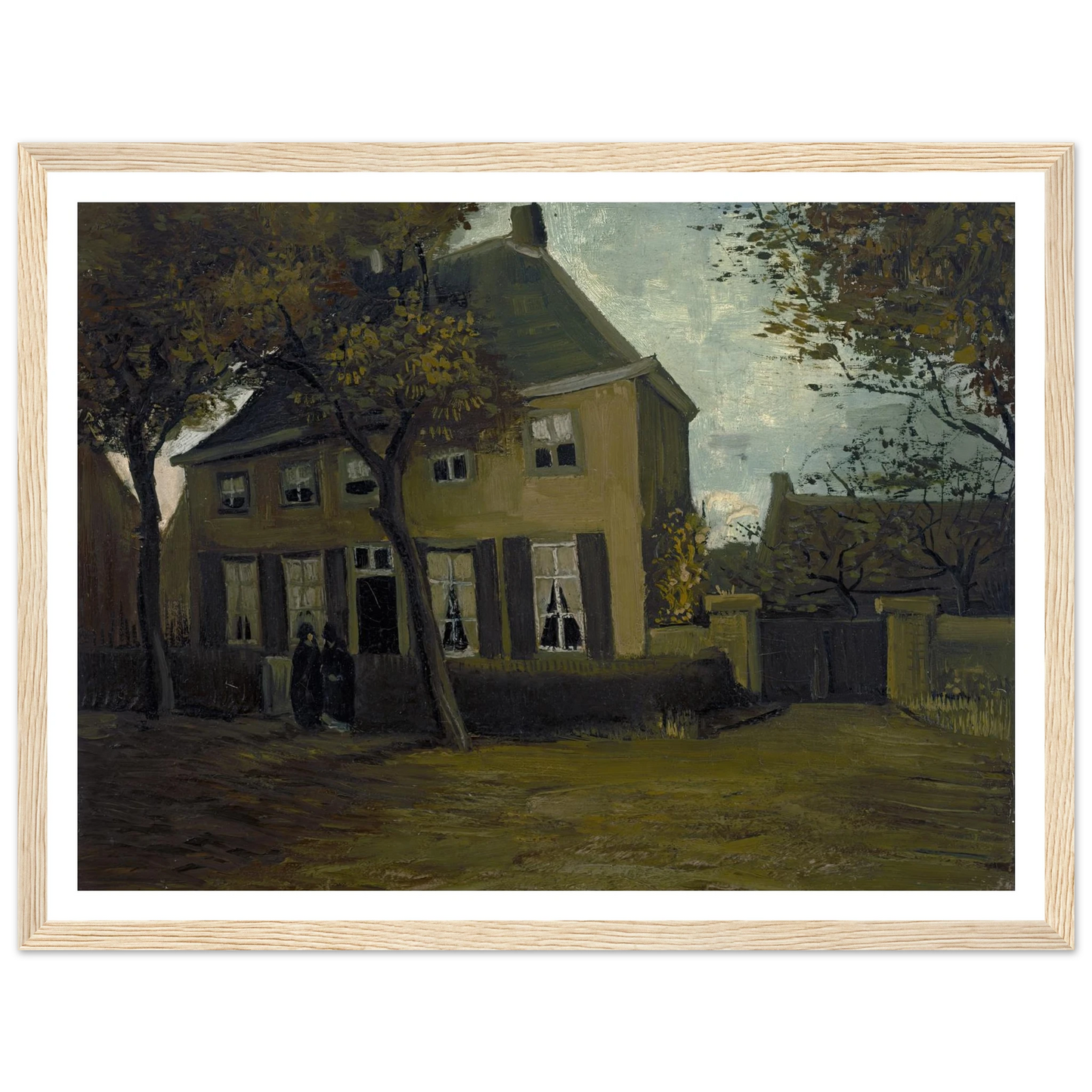 The vicarage at Nuenen (1885) Art Print | Vincent van Gogh-Quipham Collections