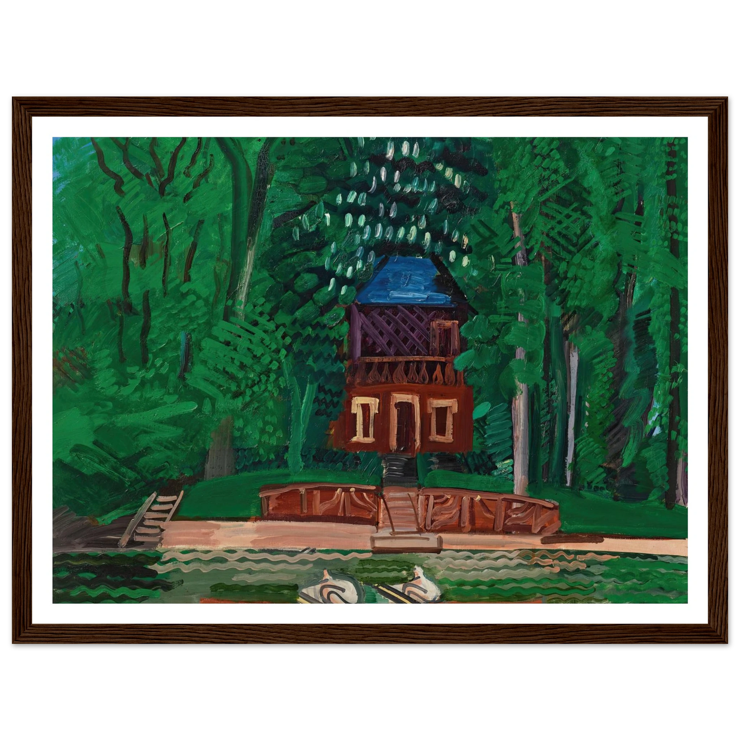 Les canotiers sur la Marne (circa 1922-1925) Art Print | Raoul Dufy-Quipham Collections