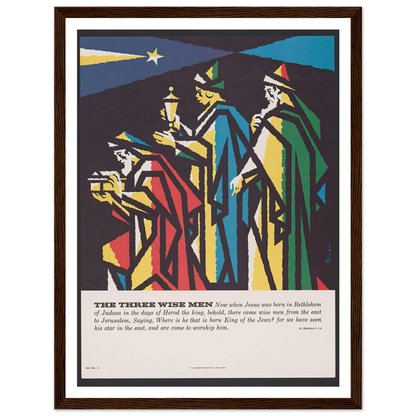 The three wise men (1962) Art Print | Joseph Binder-Quipham Collections