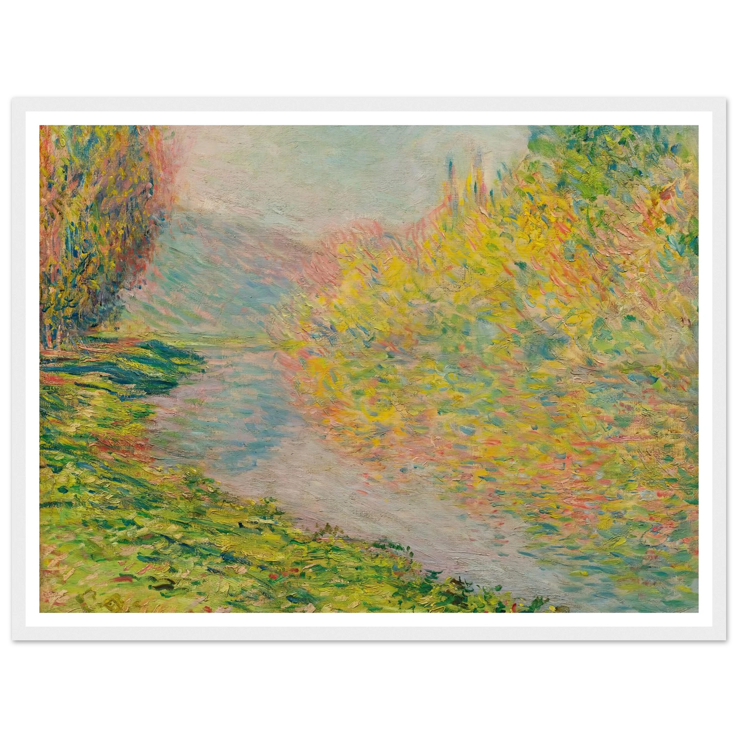 Automne À Jeufosse (1884) Art Print | Claude Monet-Quipham Collections