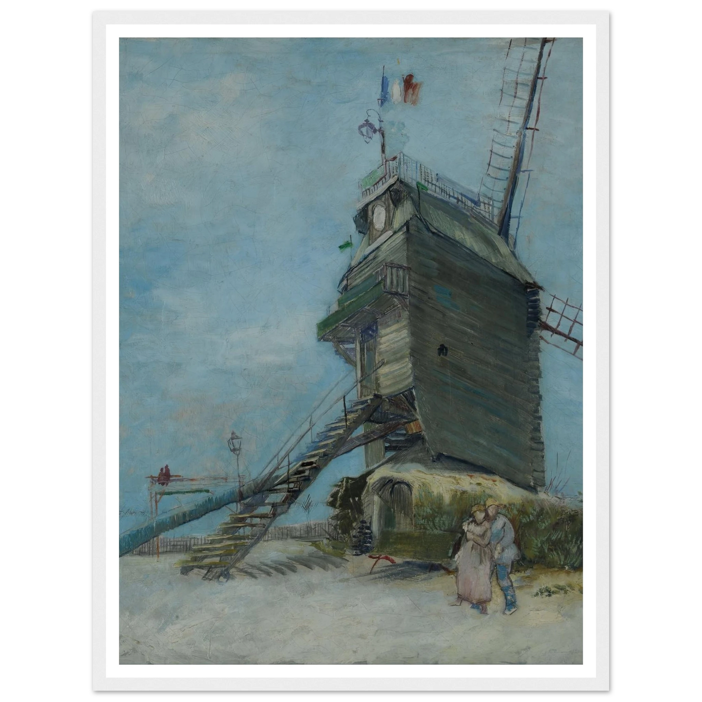 Le Moulin de la Galette (ca. 1886) Art Print | Vincent van Gogh-Quipham Collections