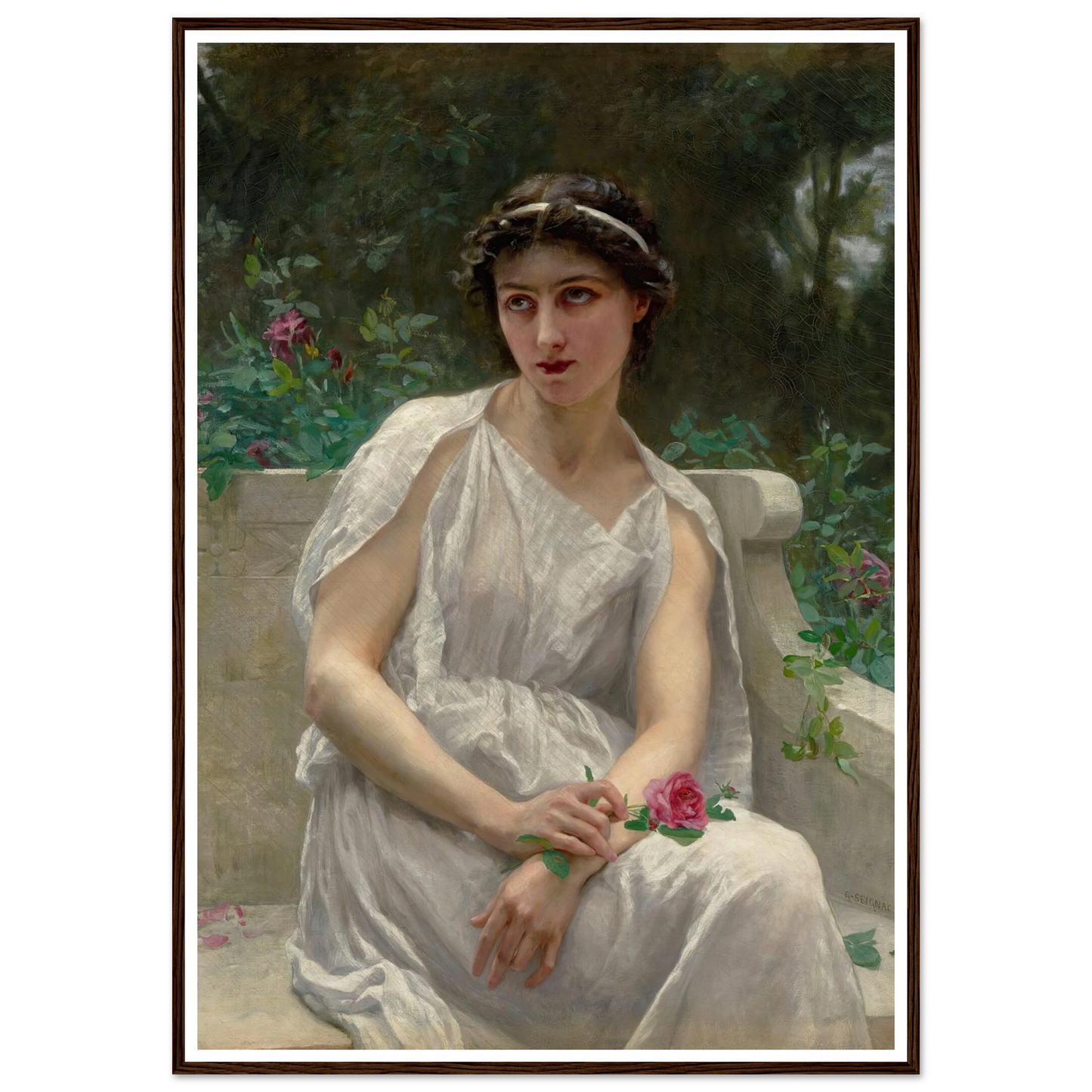 The Red Rose Art Print | Guillaume Seignac-Quipham Collections