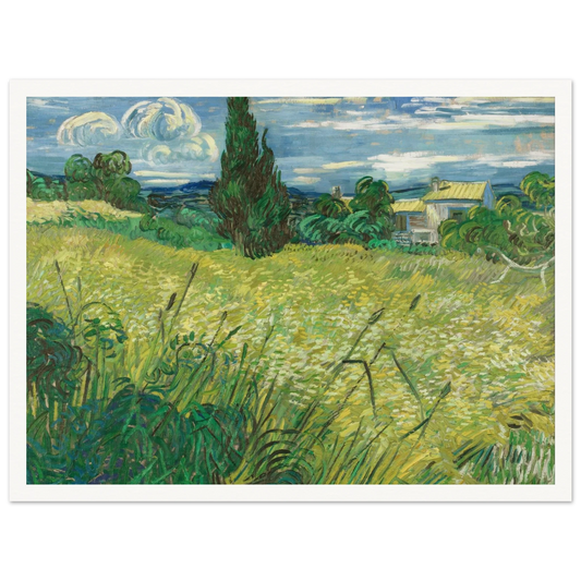 Green Field (1889) Art Print | Vincent van Gogh-Quipham Collections