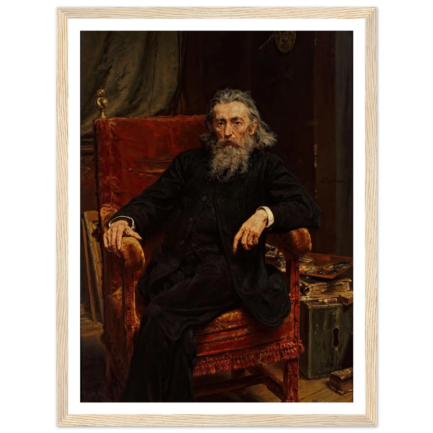 Self-portrait (1892) Art Print | Jan Matejko-Quipham Collections