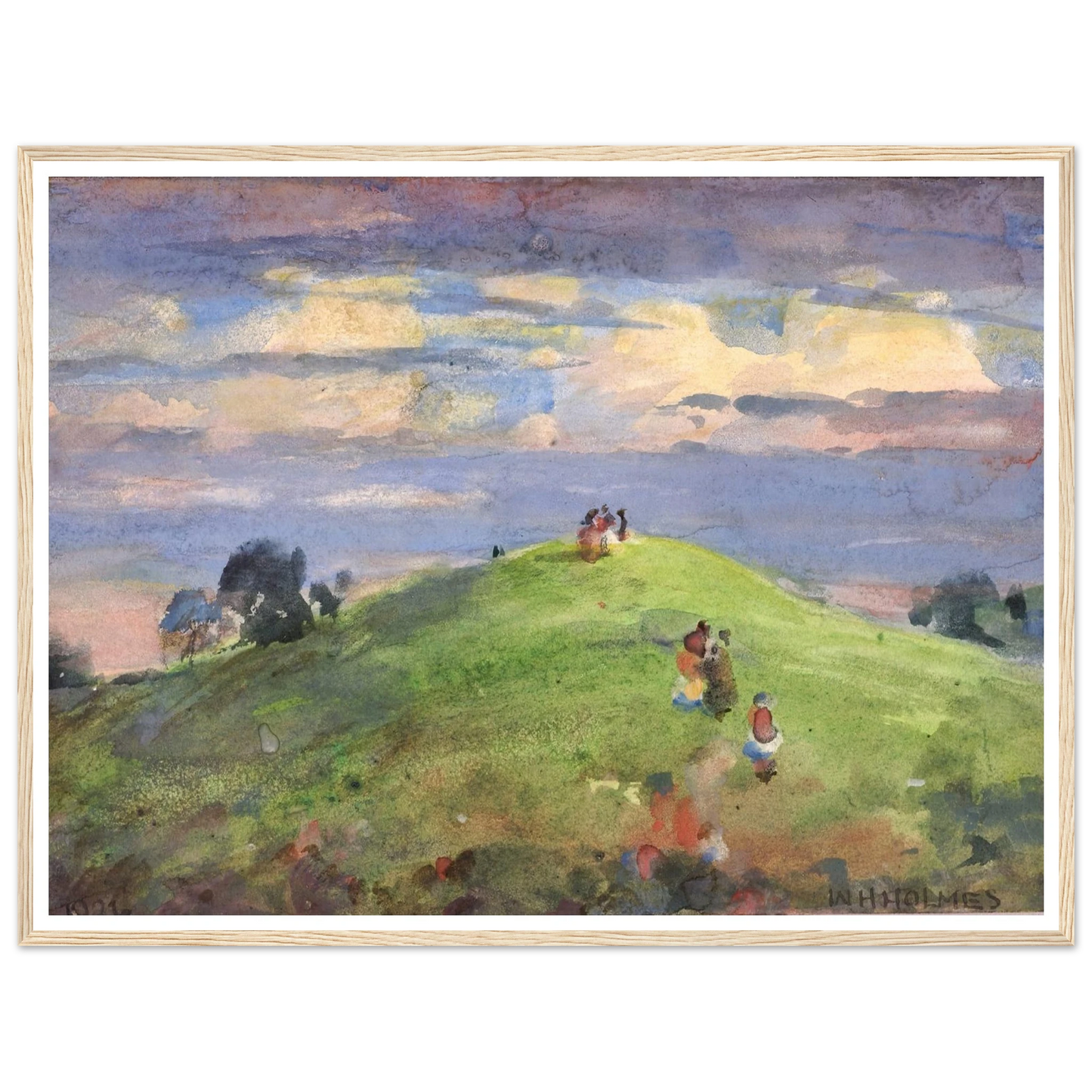 On The Sunset Hill, 1926 (1926) Art Print | William Henry Holmes-Quipham Collections