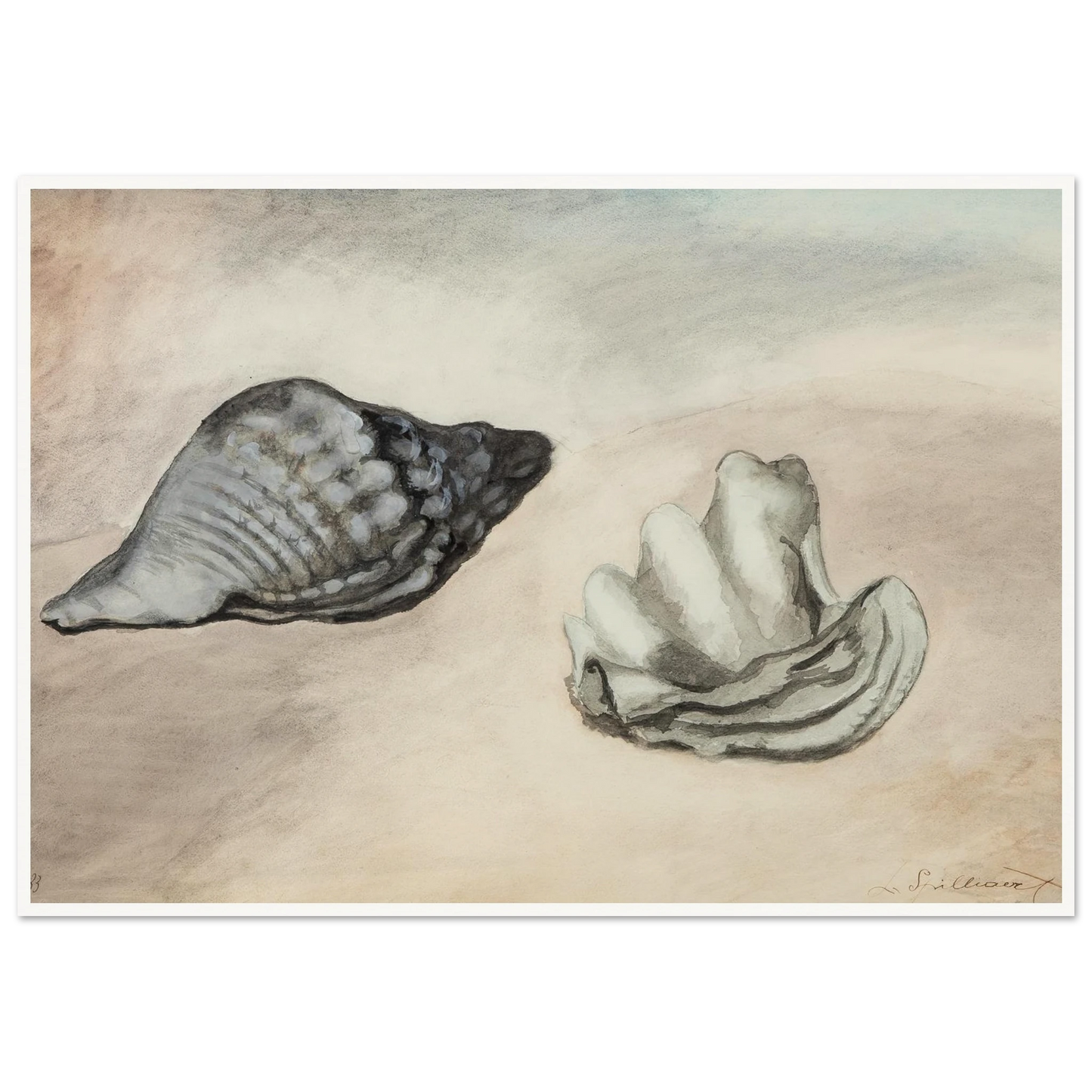 Coquillages (1933) Art Print | Leon Spilliaert-Quipham Collections