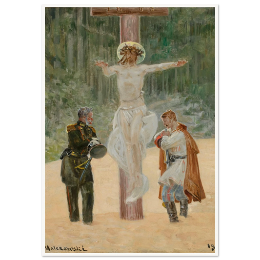 Reconciliation (Symbolic scene from the insurrection in 1863) (1904) Art Print | Jacek Malczewski-Quipham Collections