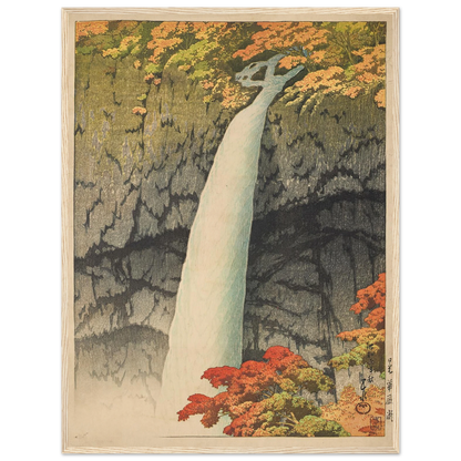 Nikko Kegon taki (Kegon waterfall, Nikko) (1927) Art Print | Kawase Hasui-Quipham Collections