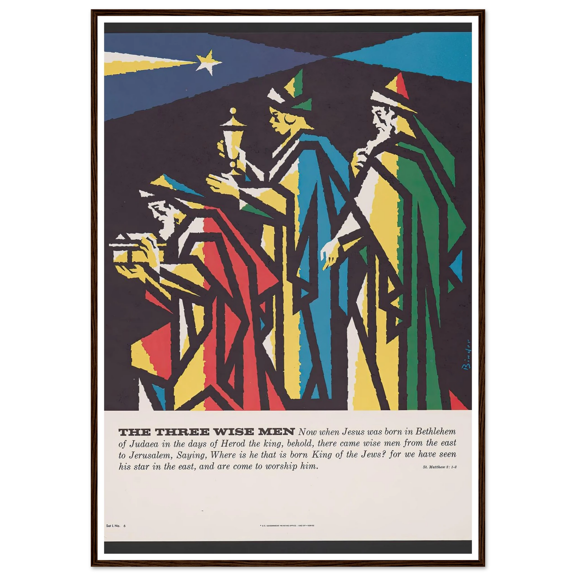 The three wise men (1962) Art Print | Joseph Binder-Quipham Collections